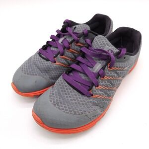 Merrell (Women's 7.5)‎ Monument Tanga Gray Orange Purple Barefoot Running Shoes
